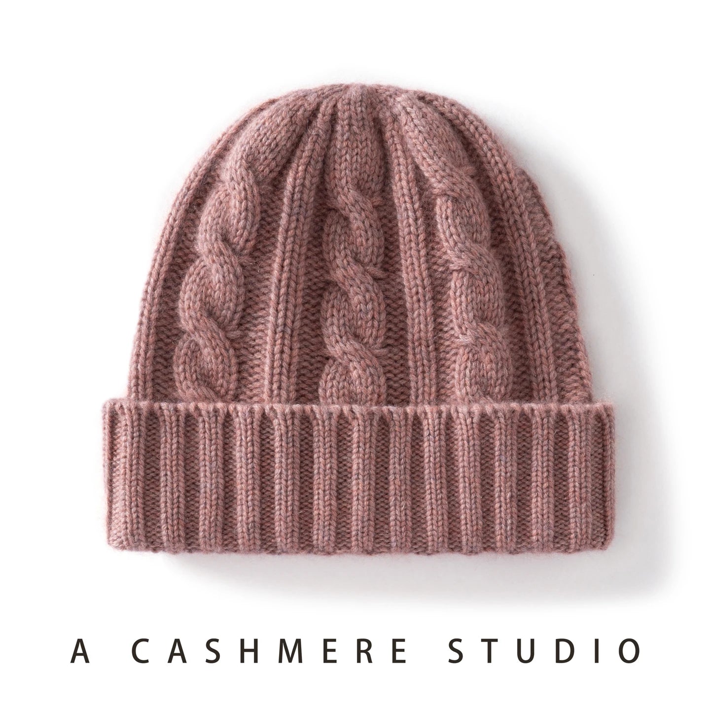 Cashmere Hat For Women/Men Winter New Thickened Fashion Solid Twisted Knitted Beanies Hats Casual Unisex Outdoor Soft Warm Caps