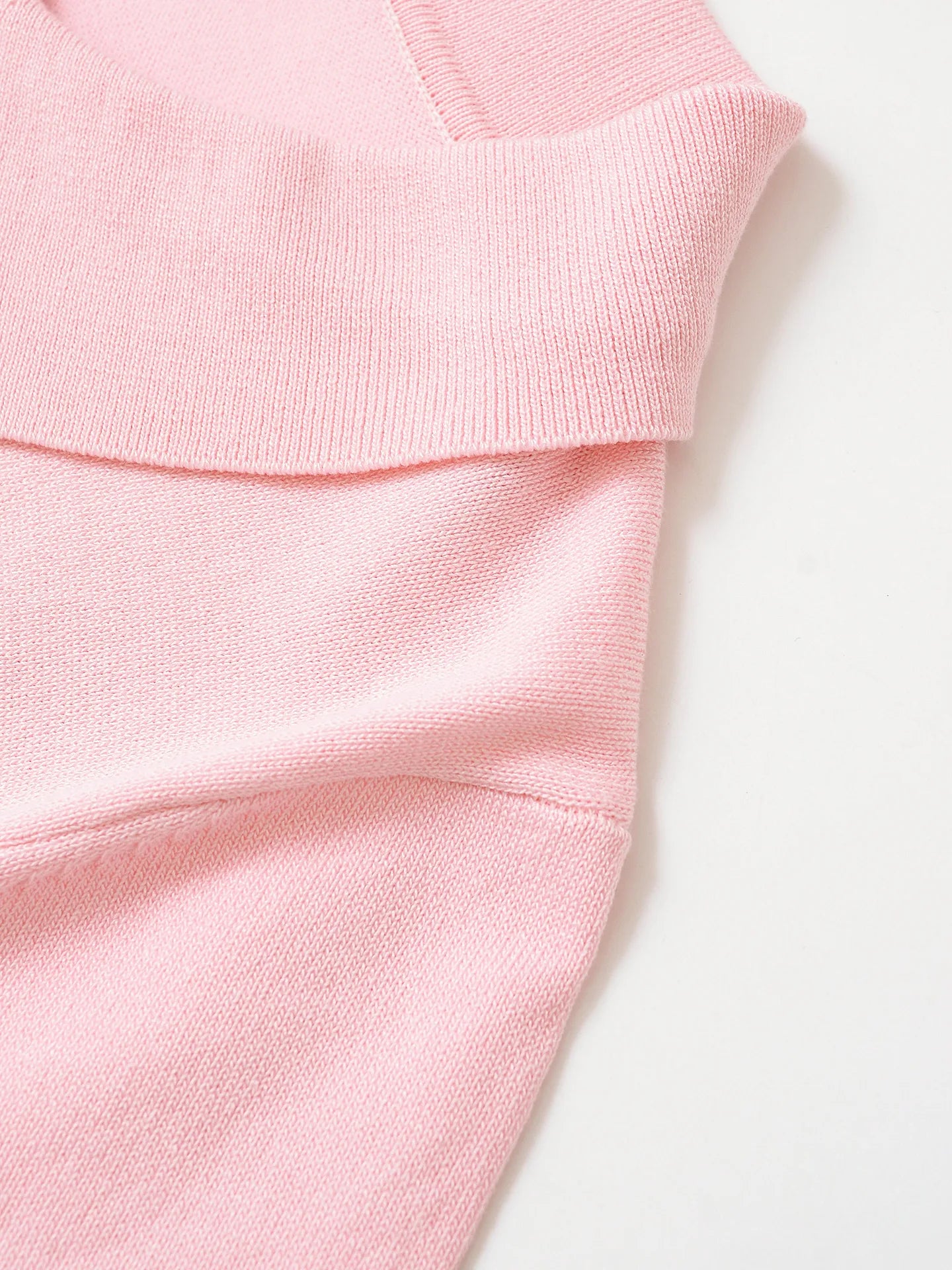 Women's Knitted Cropped Shirt Lapel Single-breasted Pocket Solid Color Elastic Hem Blouse Spring Summer New Female Chic Top