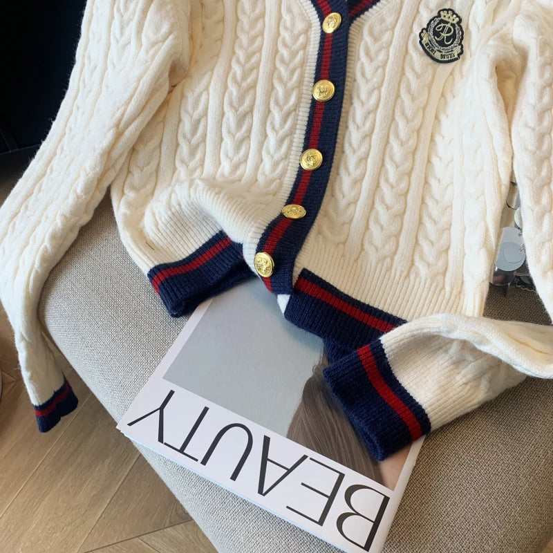 New 2024 Autumn Winter Cashmere Top Women V Neck Pullover Warm Knitwear Jumper Woman Clothes Twist Outwear Knited Tops Women