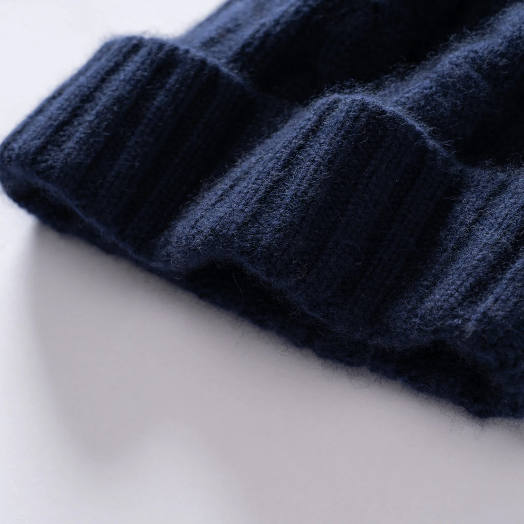 Cashmere Hat For Women/Men Winter New Thickened Fashion Solid Twisted Knitted Beanies Hats Casual Unisex Outdoor Soft Warm Caps