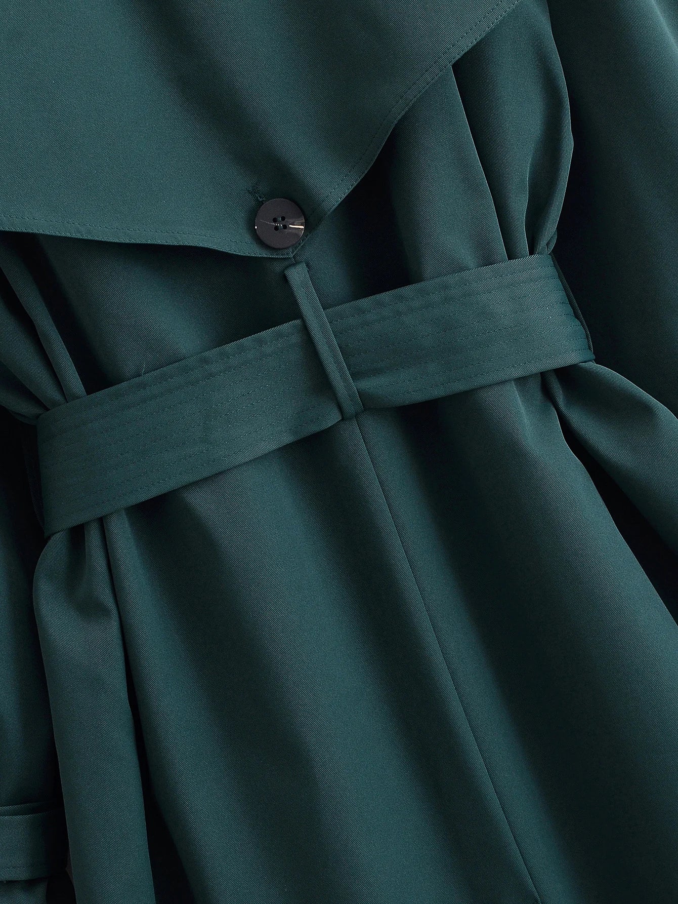 Women Elegant Long Trench Coats Autumn Fashion Double Breasted TrenchCoat With Belt Solid Jacket Streetwear Lady Windbreaker