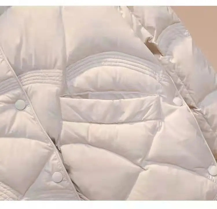 Women Jacket 2025 New Autumn Winter Parkas Female Light Thin Down Cotton Coat Femme Casual Short Warm Basic Outerwear Ladies Top