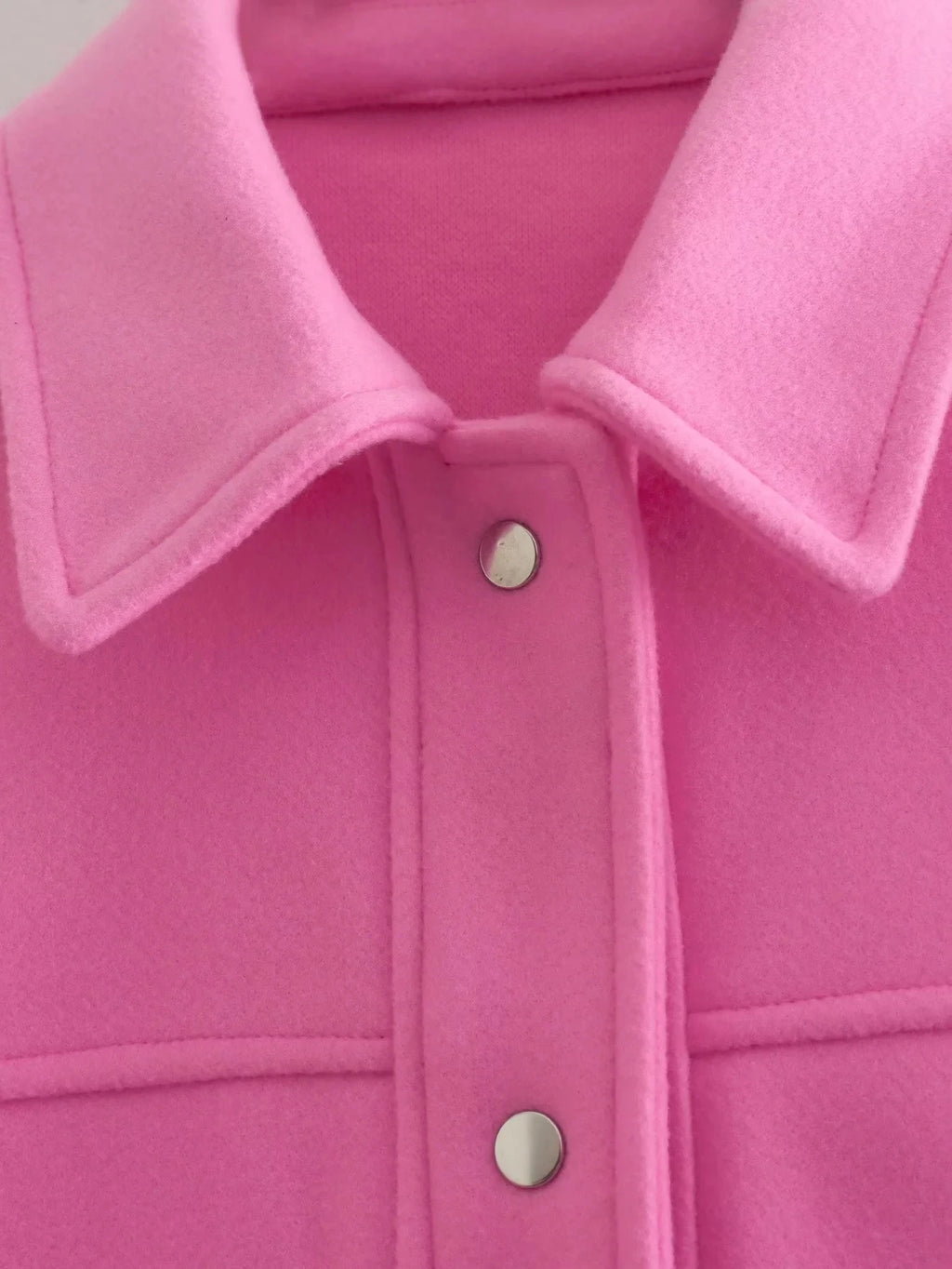 HH Jackets For Womens Autumn Fashion Solid Front Pockets Button Long Sleeve Jacket Elegant Woman Casual Outerwear Coat