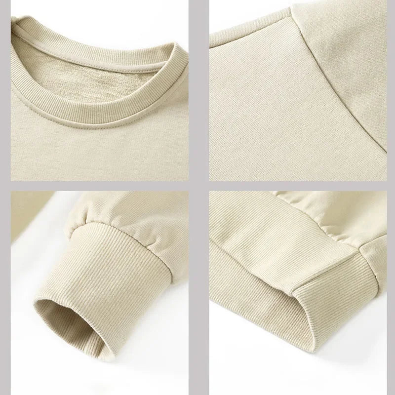 New Sweatshirt Men Round Neck Pullover Autumn Spring Long Sleeved T-shirts Man Print Hoodies Round Neck Pullover Fashion Hip Hop