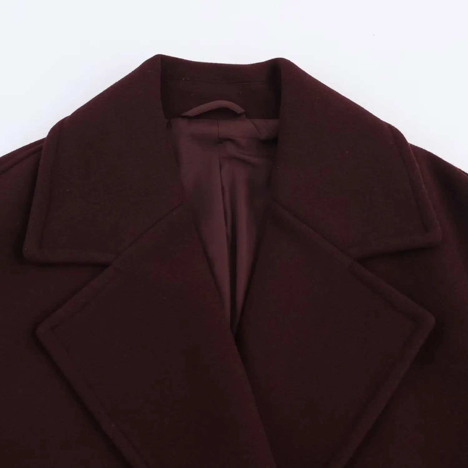 Women's Overcoat 2025 Autumn Winter New Fashion Laple Long Sleeves Double-Breasted Coat Female High Street Elegant New Coats