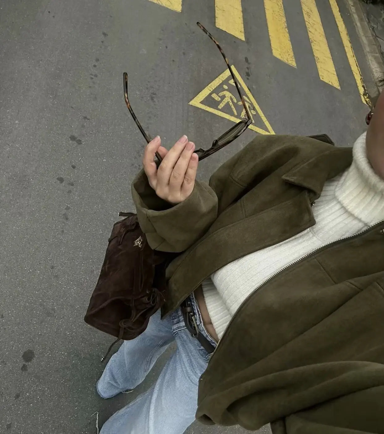 Women's Jacket 2025 New Multicolor Suede Textured Lapel Bomber Fall Vintage Fashion Women's Top