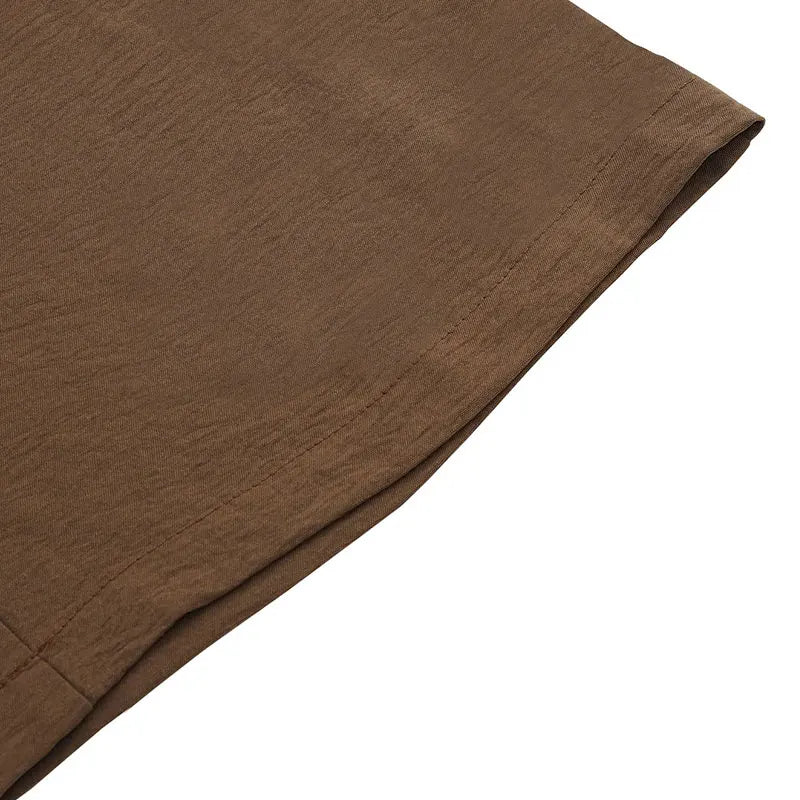 New Women Trousers Summer Streetwear Fashion Lace-up Loose Casual Slim Pants Elegant Lady Personality Versatile Knitted Clothing