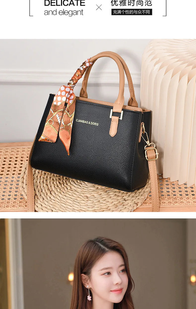 Women bag Handbag for women 2025 sac a main Casual foreign style Canvas large capacity ladies trend fashion elegant bag