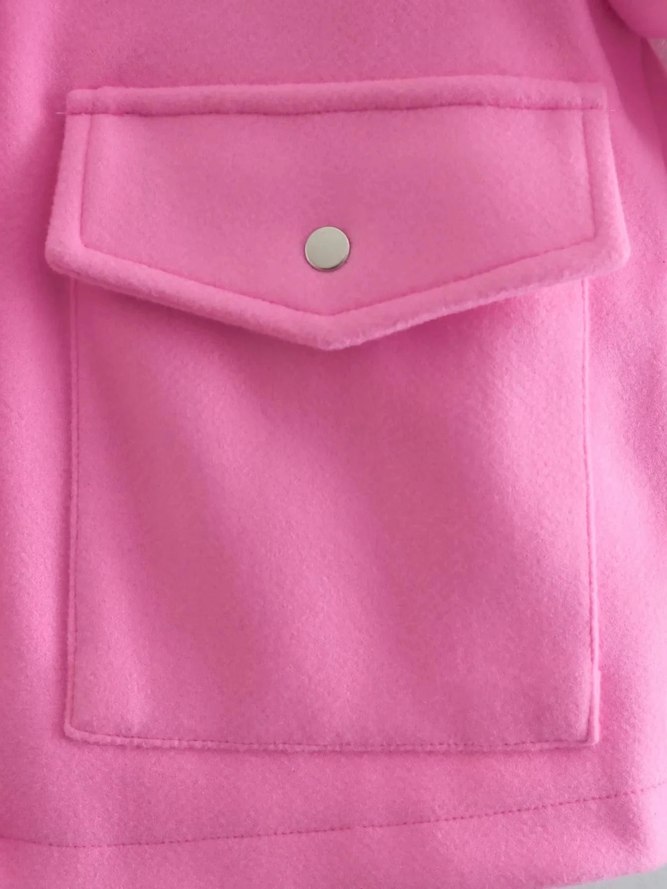 HH Jackets For Womens Autumn Fashion Solid Front Pockets Button Long Sleeve Jacket Elegant Woman Casual Outerwear Coat