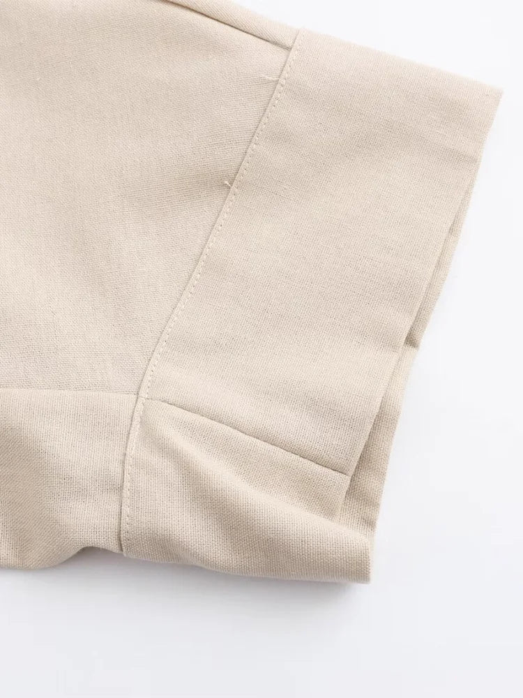 2025ZA&JIA new women's wear European and American style French design shirt versatile casual loose shirt