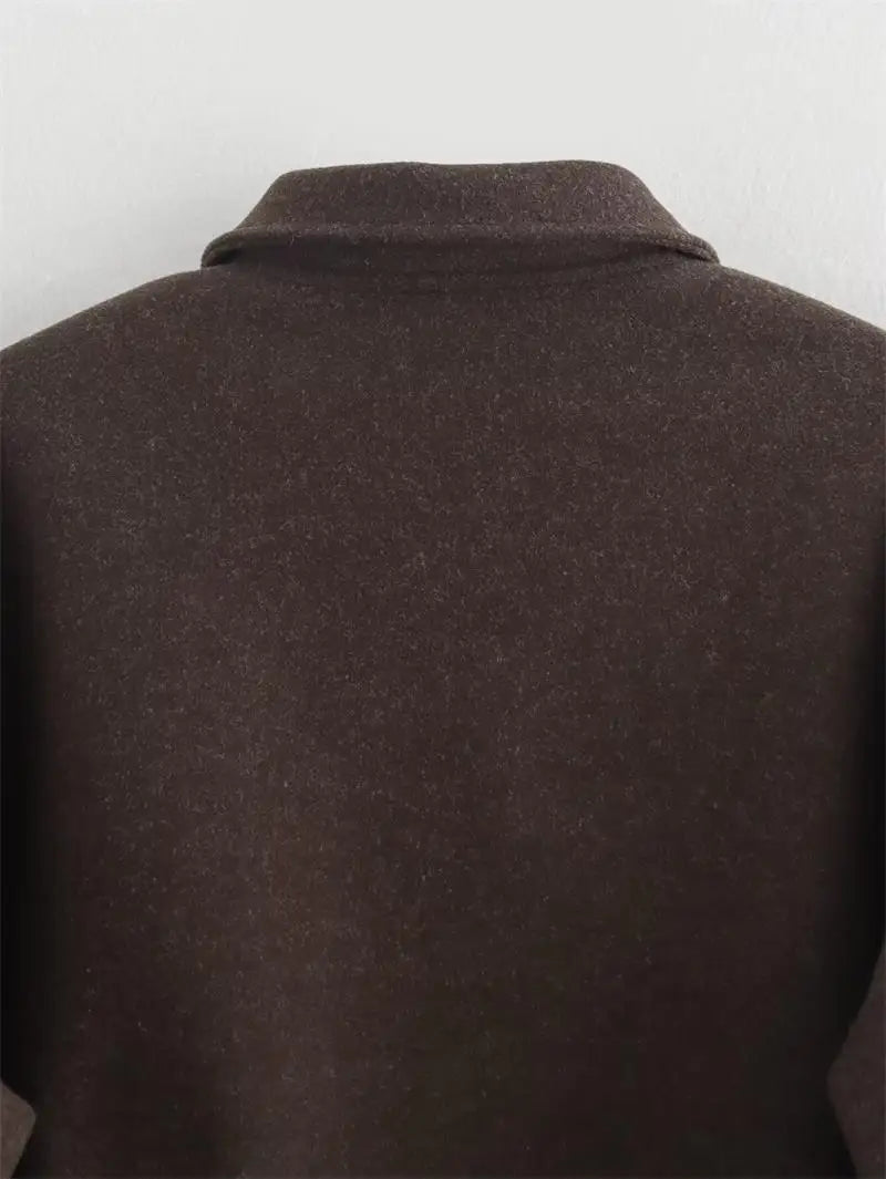 Autumn Jackets Women's 2025 New Coats Chic Loose Lapel Warm Street Women's Jackets Simple Casual Joker Youth Outerwear