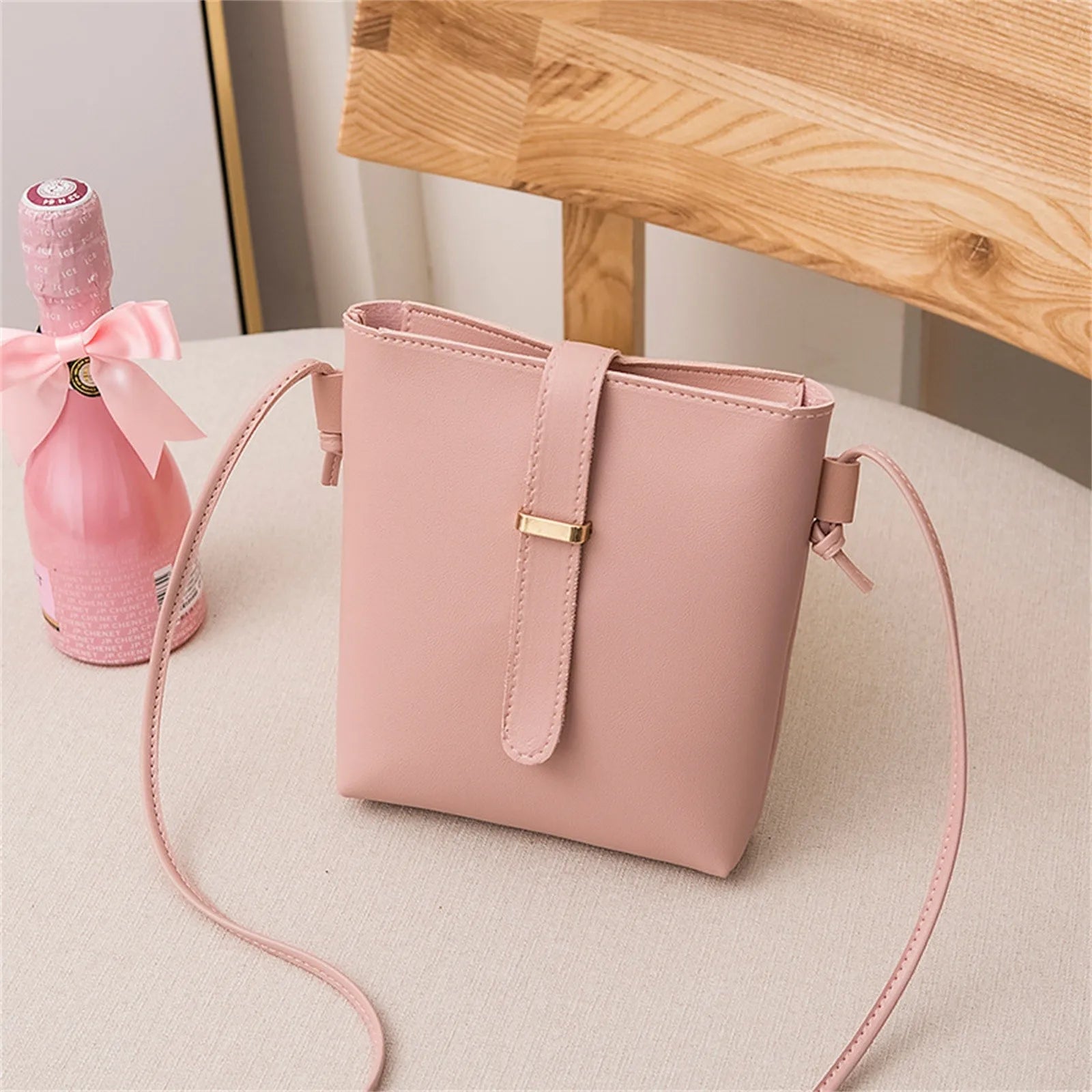 Women'S Bags Trendy Fashion Drawstring Lady Bag Cross-Border Casual Letter Handbag Mochilas Para Mujer Mochilas Femeninas
