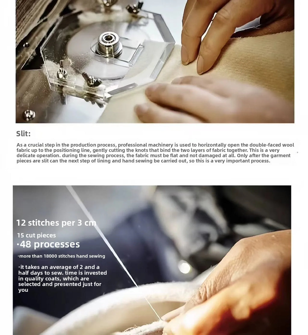 Women's Double-Faced Cashmere Coat - 2025 Autumn & Winter New Style