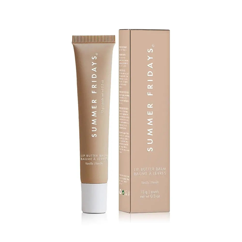 Summer Fridays Lip Balm Lipstick Moisturizing Glossy Smooth Soft Lips Cosmetics Sugar Vanilla Beige Sweet Mint Makeup Lip Care