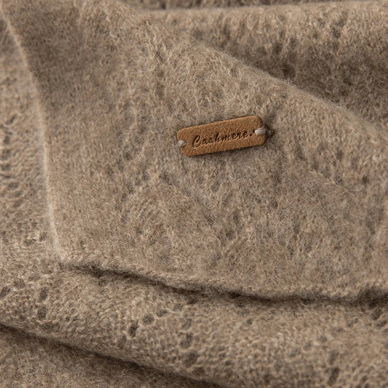 Scarf Cashmere 2025 Winter New Women's Fashion Style Skin friendly Knitted Warm Soft Scarf