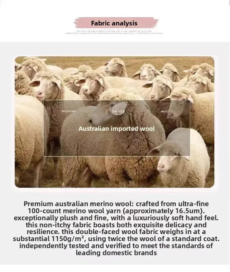 Women's Double-Faced Cashmere Coat - 2025 Autumn & Winter New Style