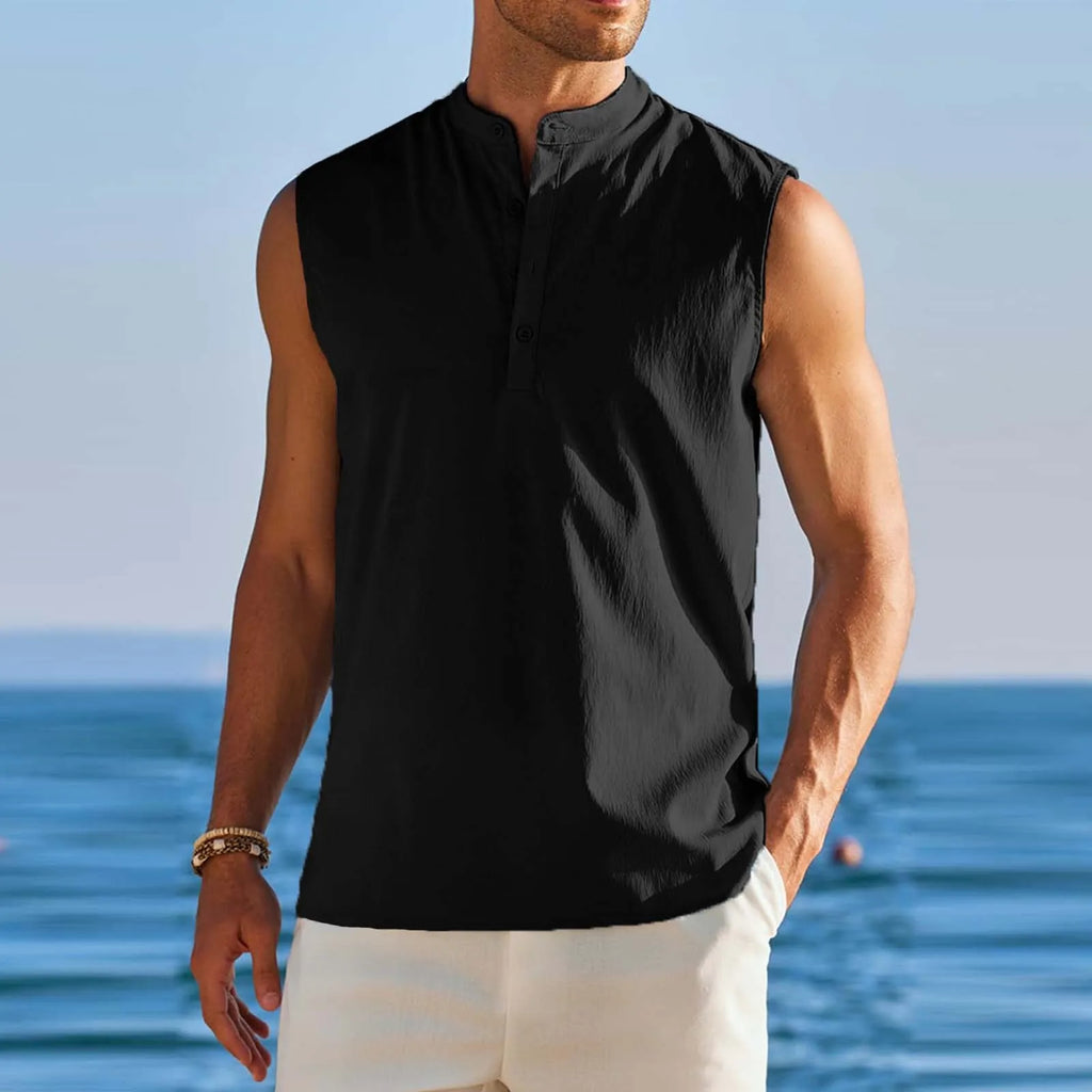 Shirts Men for Male Summer Sleeveless Beach Shirts For Tank Shirts Casual Tank Top Long Sleeve Bulk Shirts Men