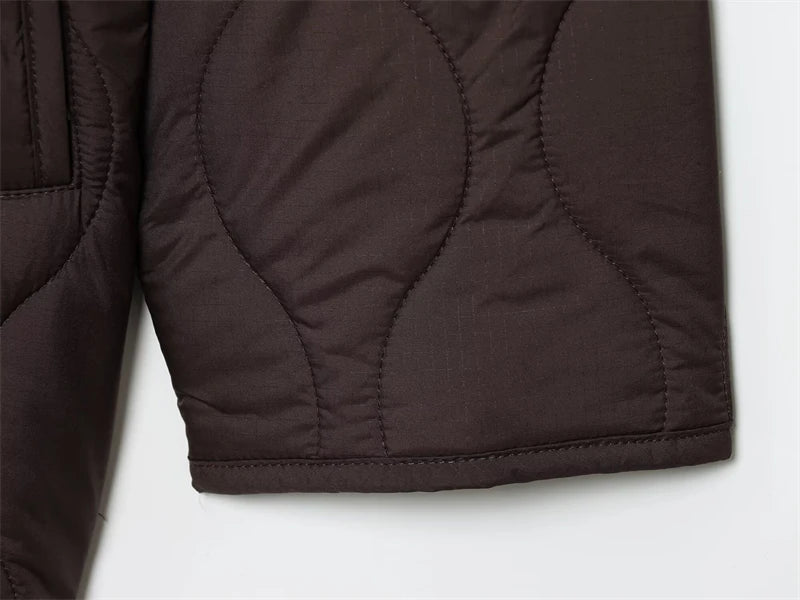 Women's Coat 2025 New Fashion Autumn and Winter Warm Hooded Parkas Quilted Coat for Women Casual Chic Ladies Coat