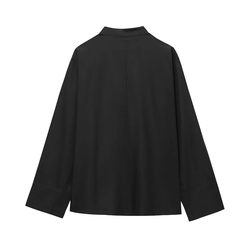 MUJER White Women's Shirt Embroidery Button up Shirts for Women Summer Casual Shirts Woman Long Sleeve Shirts and Blouses Woman