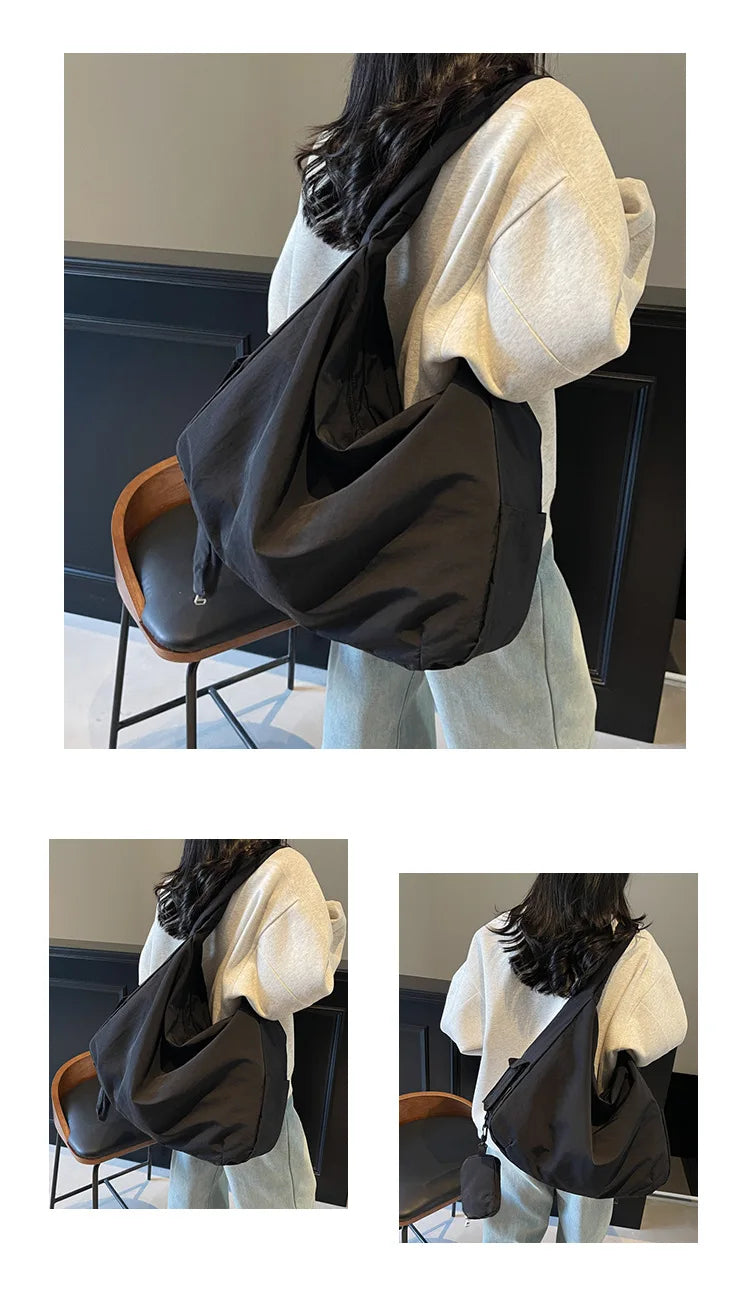 Women's Handbag Large Women Shoulder Shopper Bag Canvas Luxury Designer Cloth Tote Bags for Woman 2025 Trend Brands Big Female