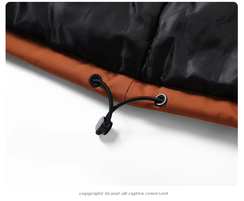 Men's Fishing Jacket  Mountain Climbing Coat Men Thickened Hooded Coat New Winter Loose Men Simple and Fashionable Work Jacket