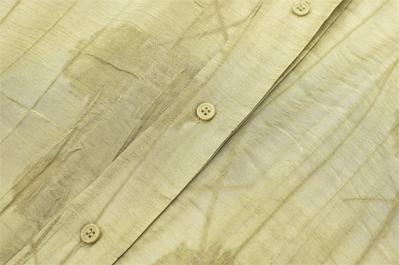 Women's Set 2024 New Fashion Spring Jacquard Loose Ladies Shirt Summer Women Pants Casual Chic Print Set for Women