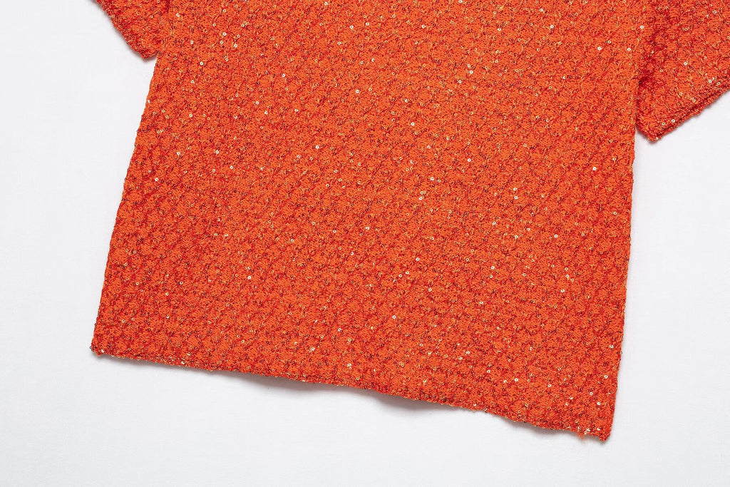 Women's Clothing 2025 New Style European And American Fashion Simple Pearl Decoration Knitted Top Knitted Vest