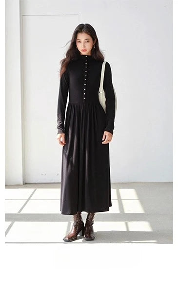 Women Elegant Wool-Like Winter Short Coat Brown Belted Jacket Warm Casual Outerwear for Lady with High Neck and Waist Tie Design