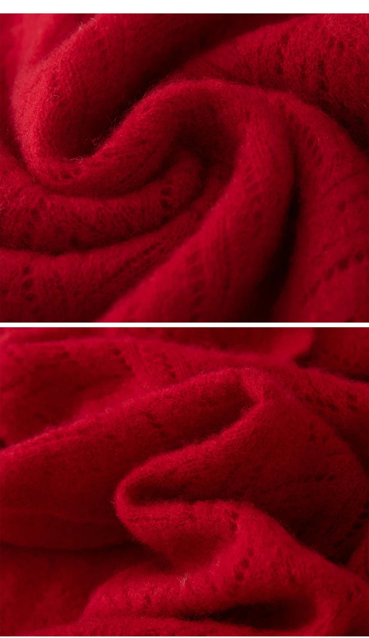 Scarf Cashmere 2025 Winter New Women's Fashion Style Skin friendly Knitted Warm Soft Scarf