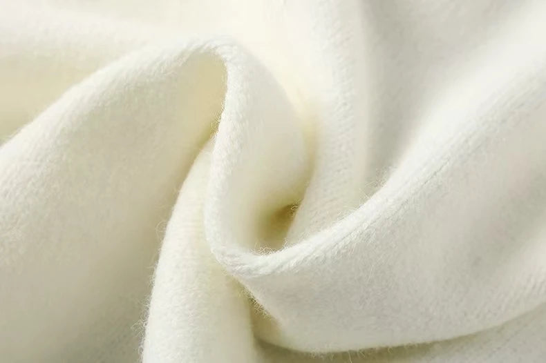 New 2024 Autumn Winter Pullover Sweater Women Cashmere Knitwear Tops Bear Print Warm Pullovers Korean Fashion Chic Woman Clothes