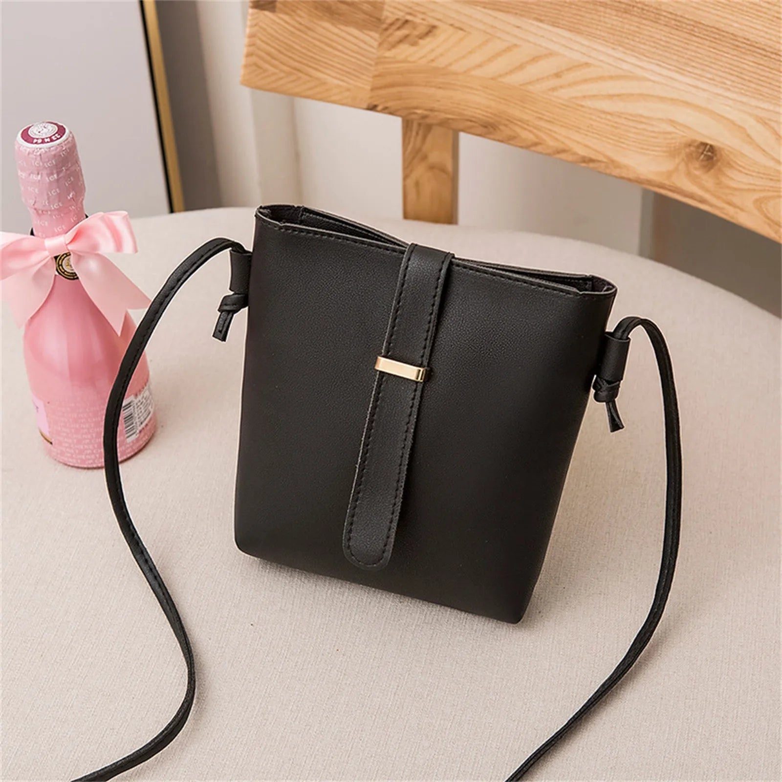 Women'S Bags Trendy Fashion Drawstring Lady Bag Cross-Border Casual Letter Handbag Mochilas Para Mujer Mochilas Femeninas