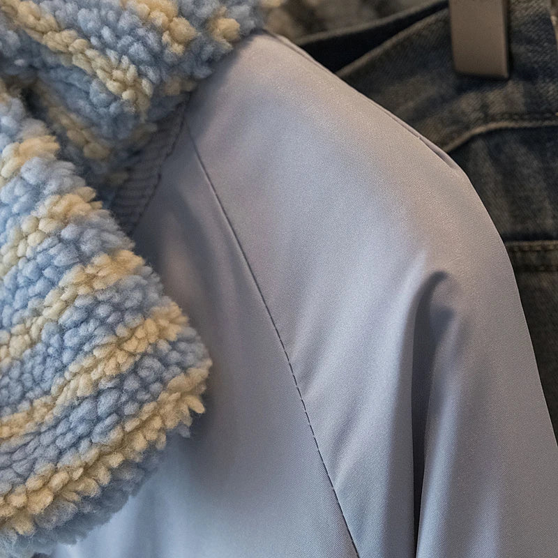 Women Coat 2025 New Double Sided Wearable Polar Fleece Loose Long Sleeve Keep Warm Jacket Tops