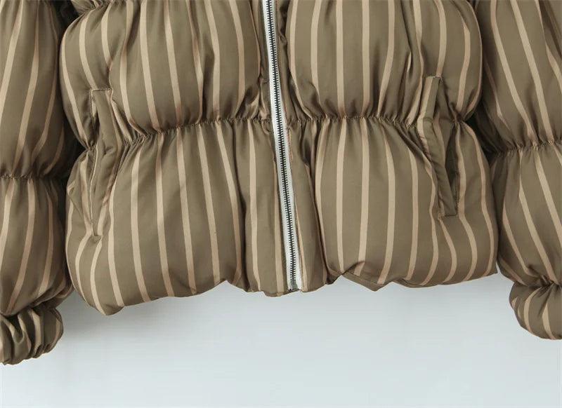 Women's Coat  New Loose and Comfortable Padded Jacket Fashionable Casual Cotton Coat for Autumn and Winter