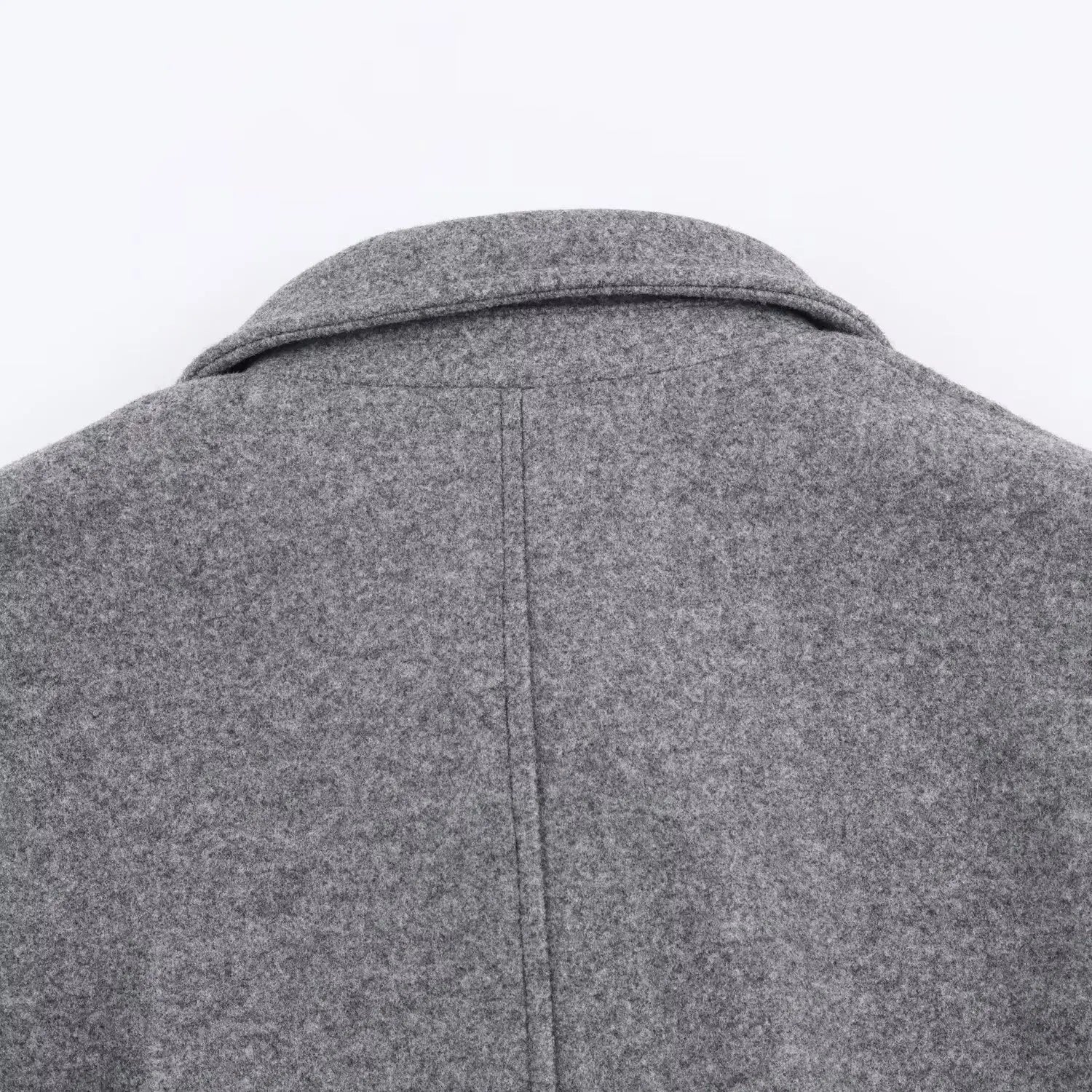 Women Wool Coat With Belt Autumn Winter Female Laple Long Sleeve Single-Breasted Outwear Coat Lady Loose Jackets