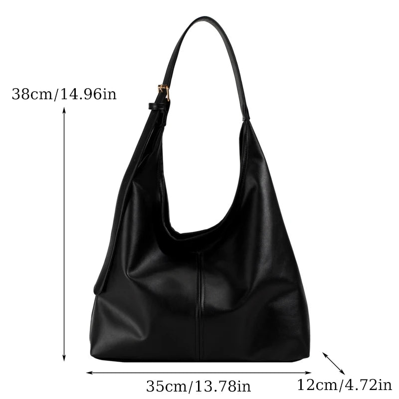 New Tote bag hand bill of lading shoulder women's bag retro simple large bag Tote bag