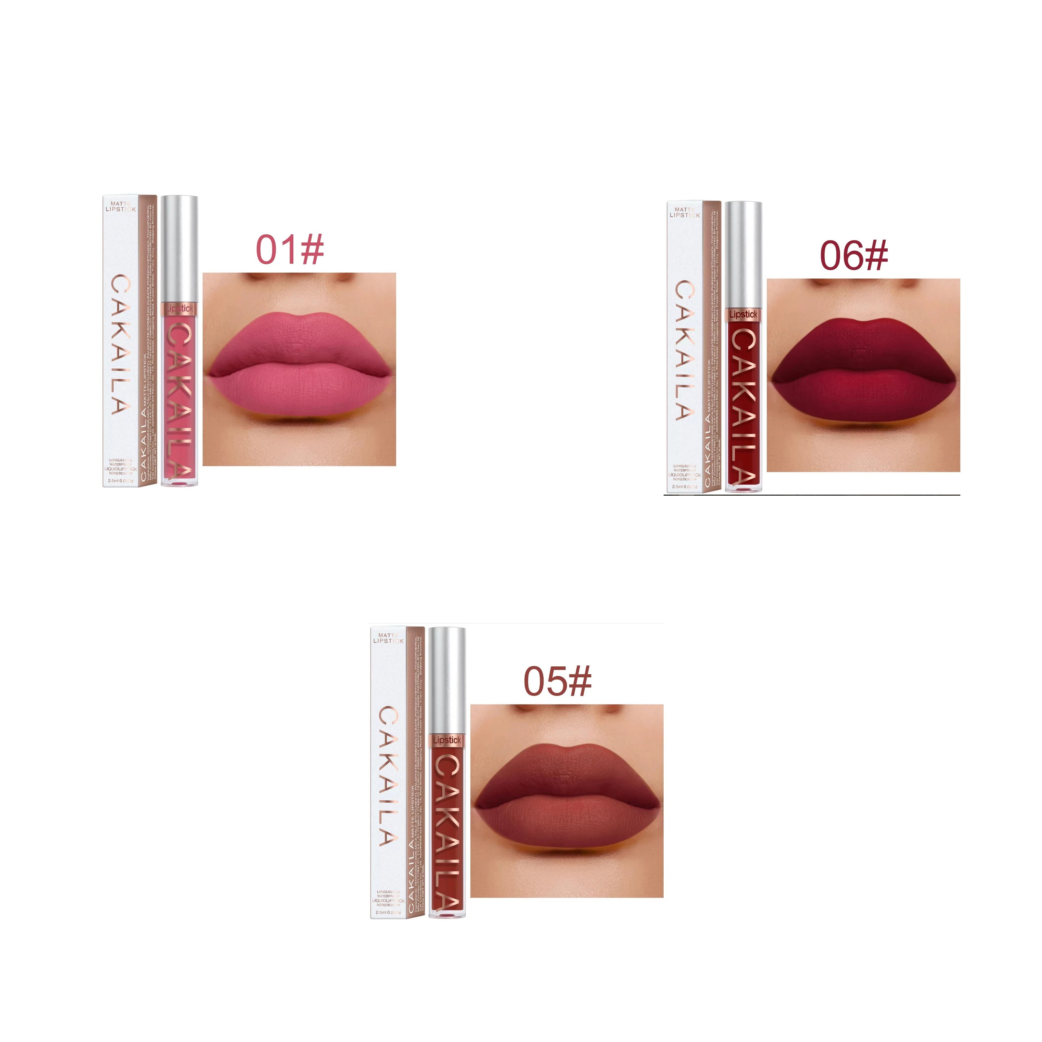 18 Color Lipstick Matte Non-stick Cup Waterproof Lip Gloss