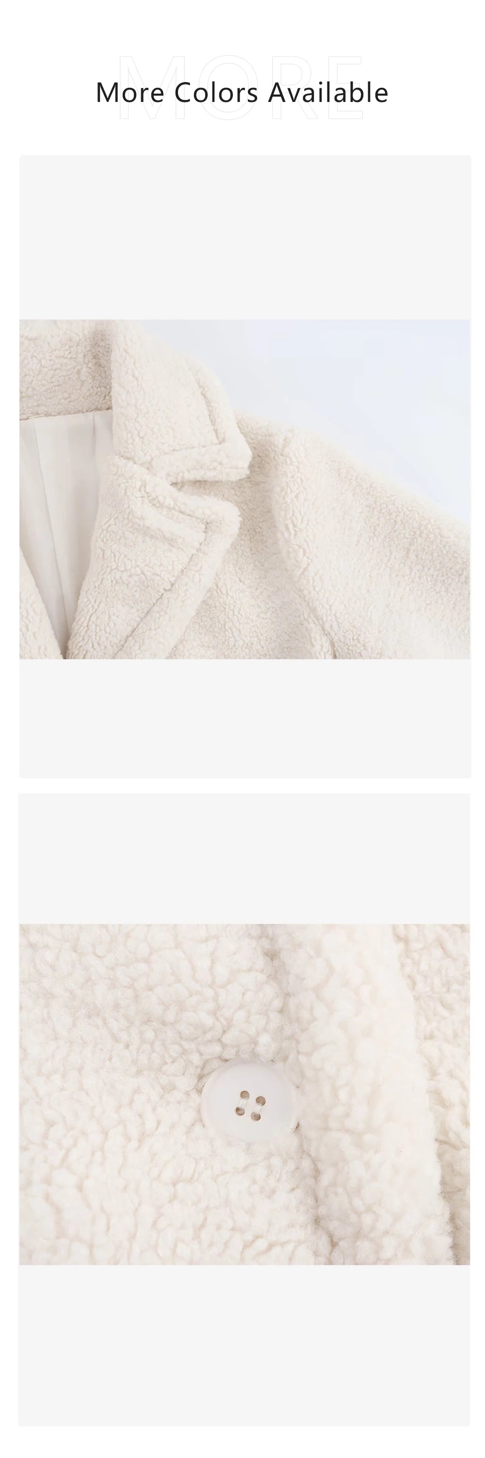 women's coat jacket with collar long sleeved single breasted solid color winter new warm coat jacket