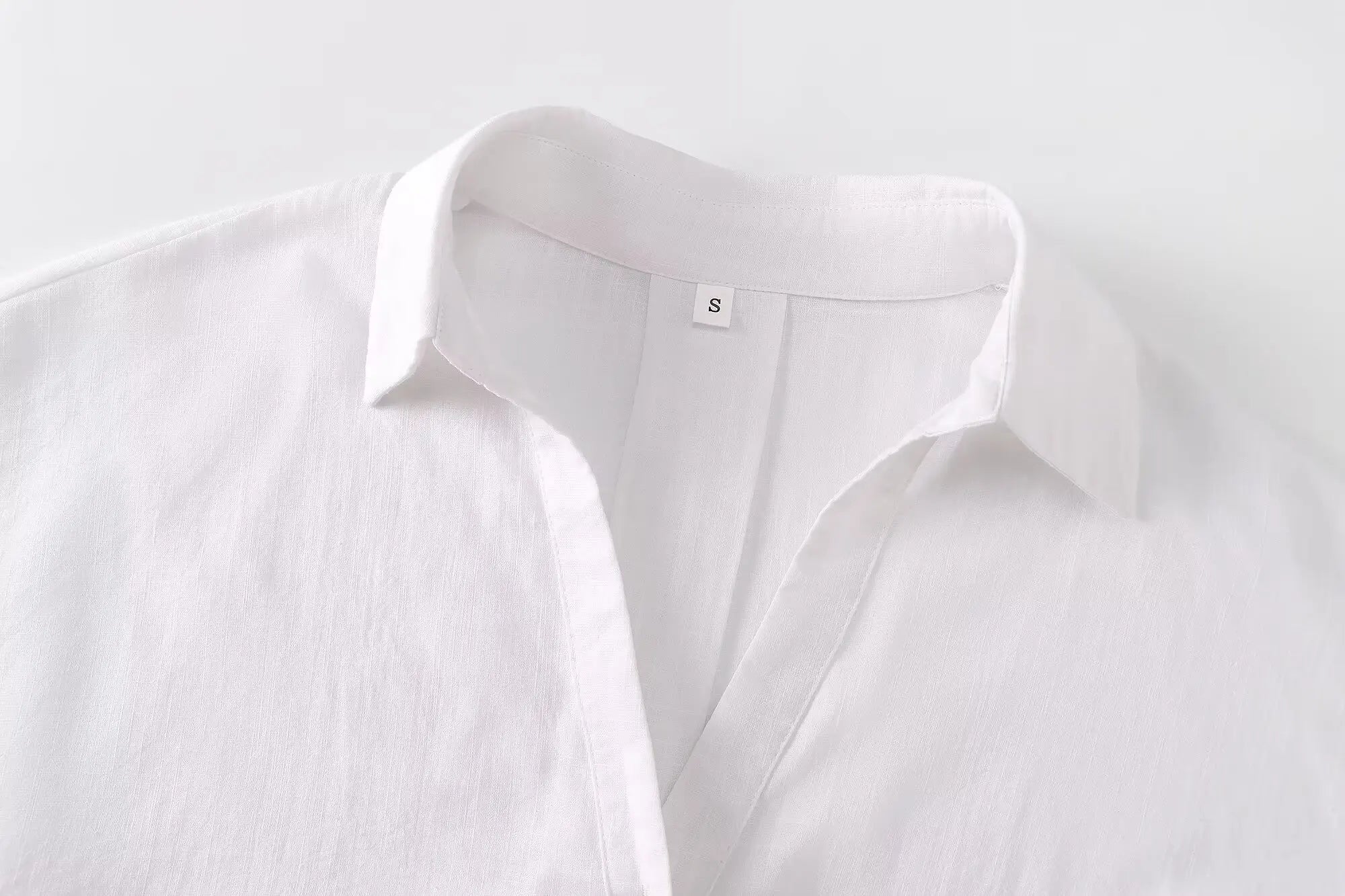 2025 Women Yellow Shirt Fashion Cotton Linen Wide-sleeved Short Shirt Single-breasted Casual Loose Blouse Mujer Roupas