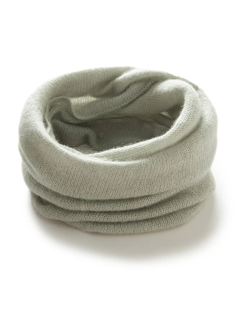 Women 100% Cashmere Bottom Price Tube Scarf Light Chimney Scarf Neck Gaiter Warmer Cowl Collar Loop Soft Knit Accessories Kids