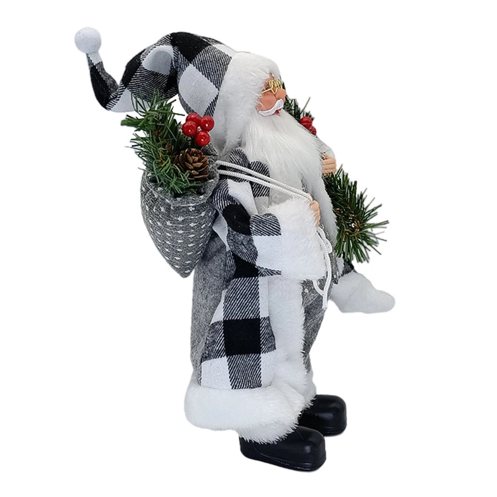 Set up Santa Claus Christmas decorations Christmas party scenes Decorate Christmas ornaments