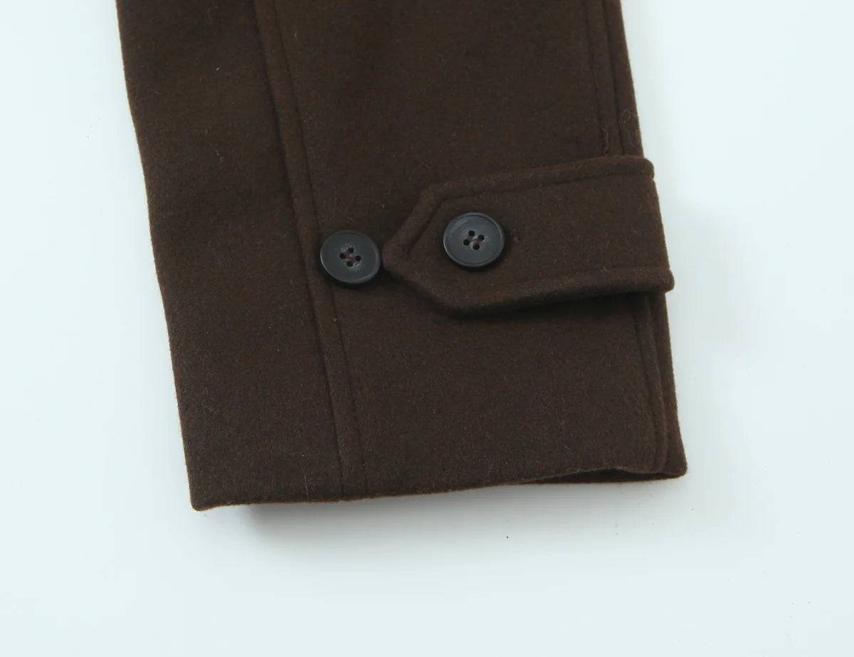 Women Winter Luxury Long Coats Solid Warm Soft Wool Long Coat Women High Street Loose Casual Double Breasted Overcoat 2025