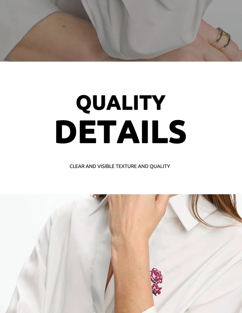 Women Shirts Casual Long Sleeve Blouse Embroidered Flowers Elegant Lapel Loose Shirt Spring Summer Solid Office Lady Tops