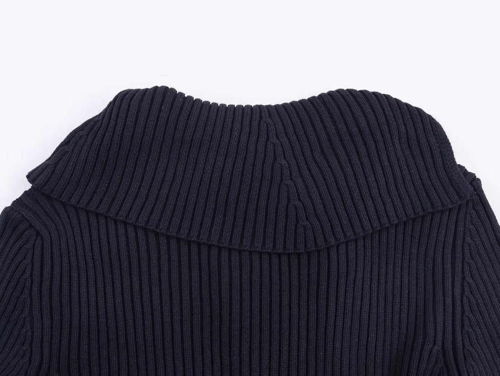 Women Knitted Coat 2025 New Women's Fashion Long Sleeve Zipper Knitted Short Coat Women's Elegant Casual New Lapel Outerwears