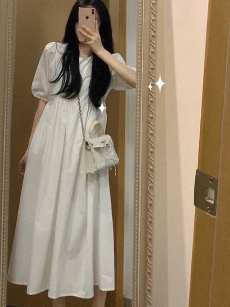 Female Dresses 2025 Midi White Clothing Women's Dress Cheap Casual One-piece Hot Xxl Chic and Elegant Pretty Vintage Harajuku X