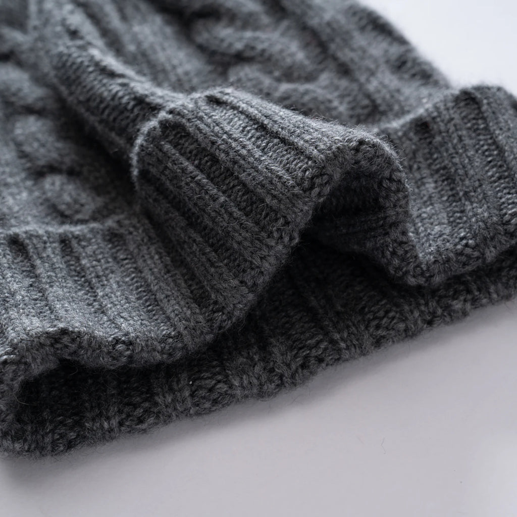 Cashmere Hat For Women/Men Winter New Thickened Fashion Solid Twisted Knitted Beanies Hats Casual Unisex Outdoor Soft Warm Caps