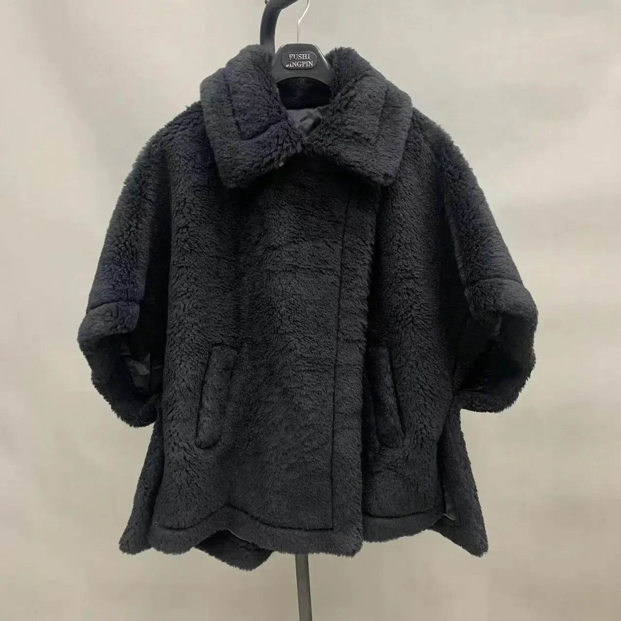 Reality Fur Coat Wool Cloak Fashion Sheep Wool Jacket Winter Real Fur Woolen Women Fashion Teddy Lady Streetwear Warm Overcoat