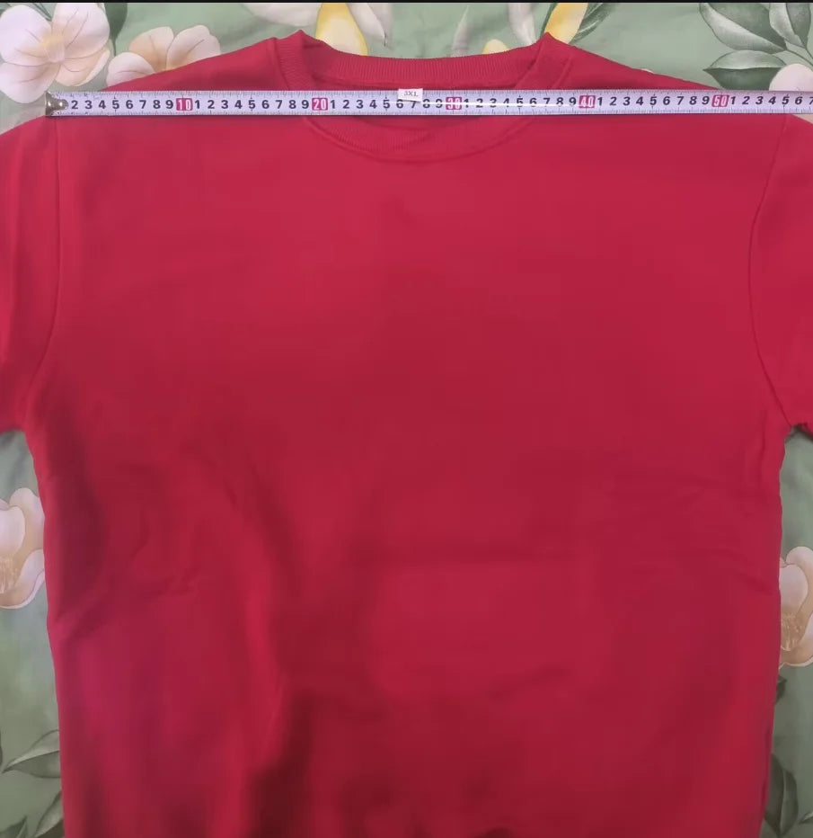 Women's Christmas Casual Sweatshirt with Merry Christmas Let Warm round-neck long-sleeved pullover