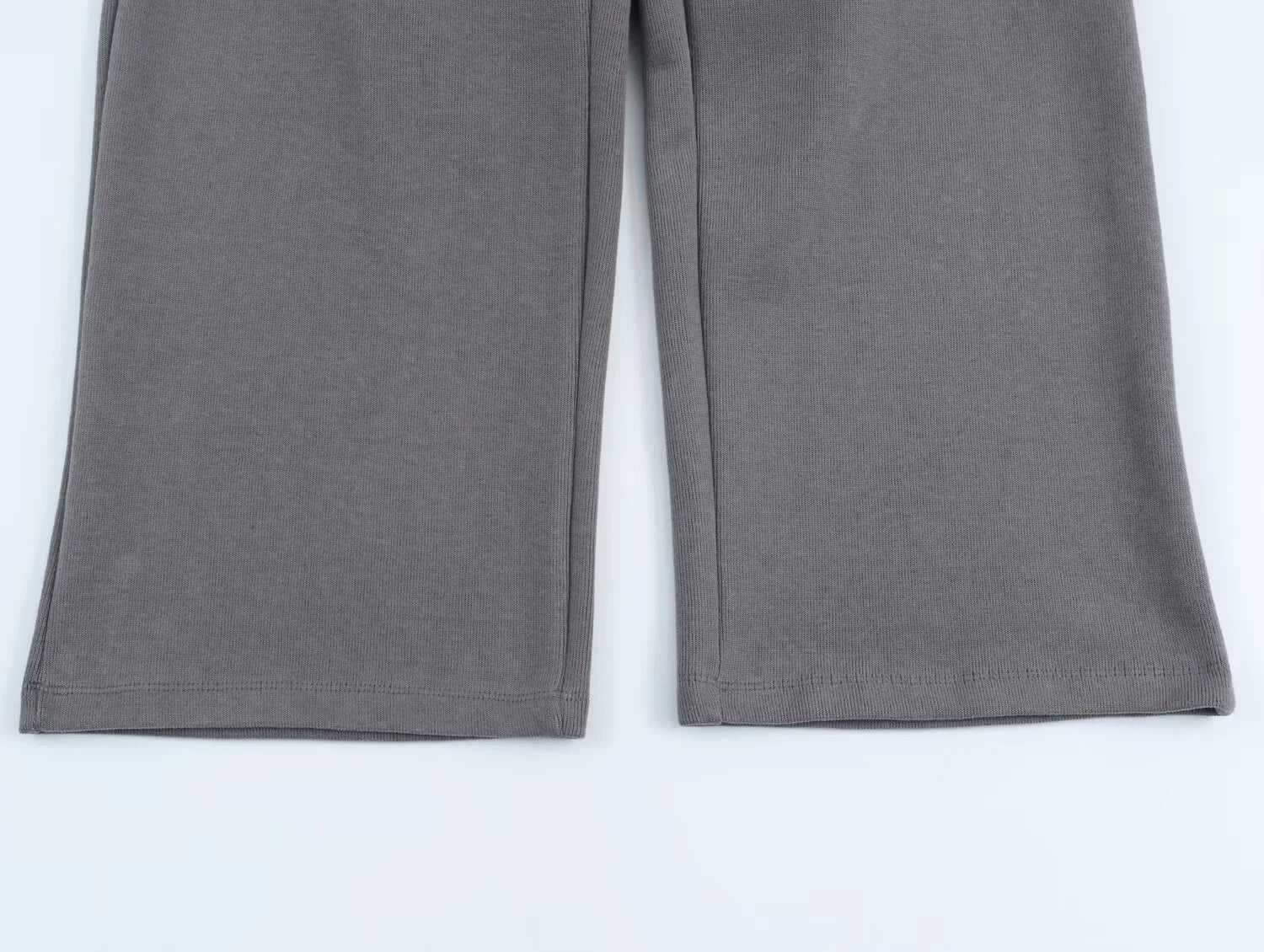 2025 Winter New Women's Clothing: Versatile Casual Fashion Simple Ribbed Soft Hooded Sweatshirt + Straight Leg Pants