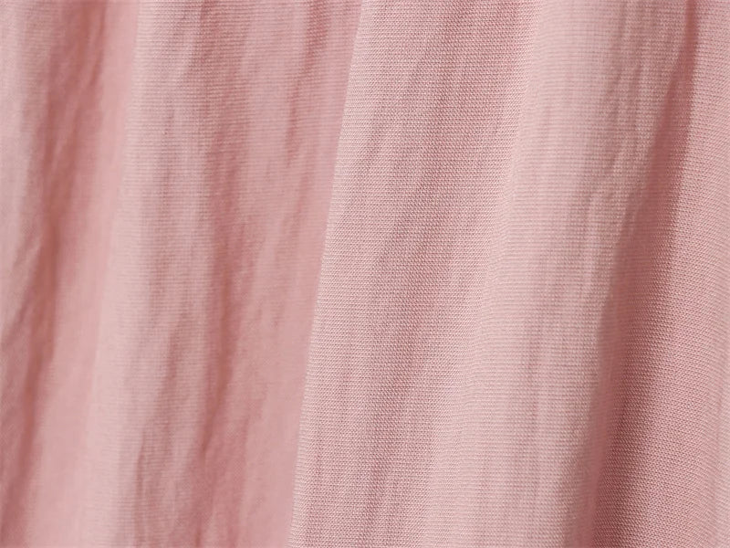 Women's Trousers New for Fall 2025 Pink Loose Pleated Decorative Trousers Casual Fashion Cute and Casual Personality Versatile