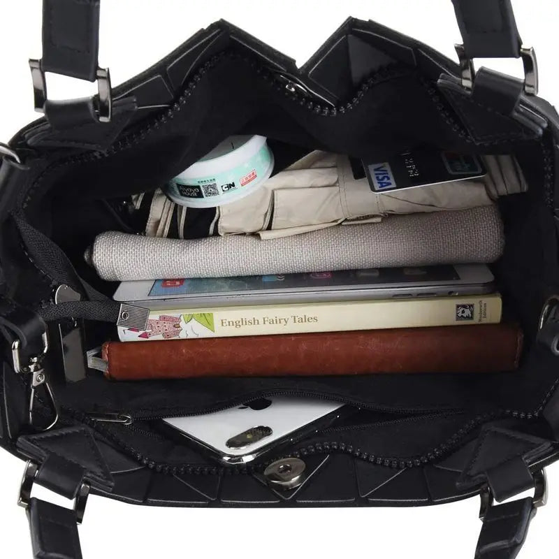 Handbags Bags For Women 2025 Designer Luxury Tote Bucket Bag Fashion Geometric Crossbody Shoulder Messenger Hand Bag Silver